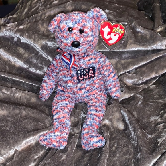 Accessories Vintage 200 Ty Beanie Babies Usa The Bear Poshmark